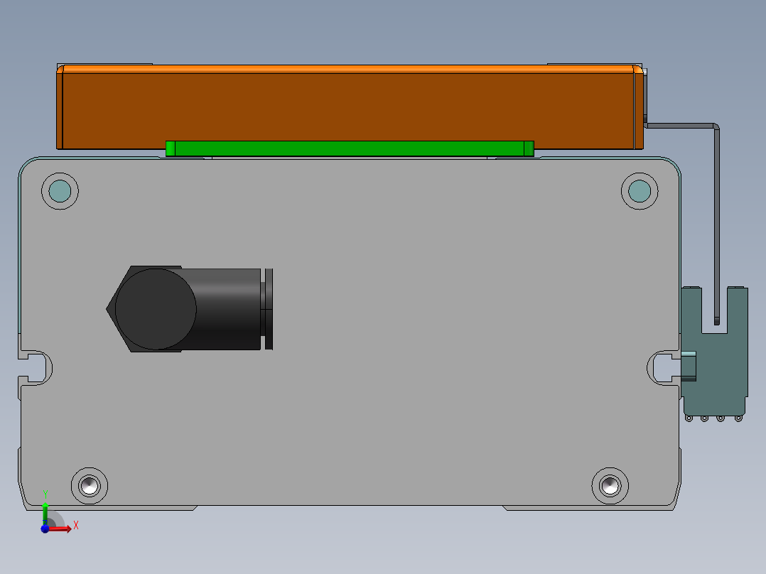 MCH丝杆全封闭MCH14-BC-400W前视图