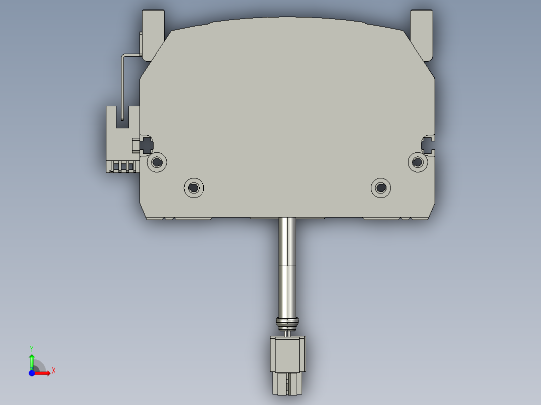 东锦丝杆传动-直线滑台模组DH120-C-S1150-BC-P400W-C3前视图