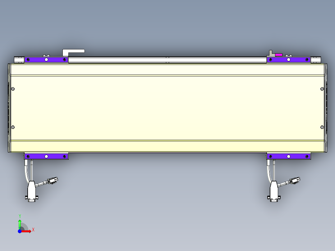 威洛博VL系列直线电机模组-2VL22H1-S450前视图