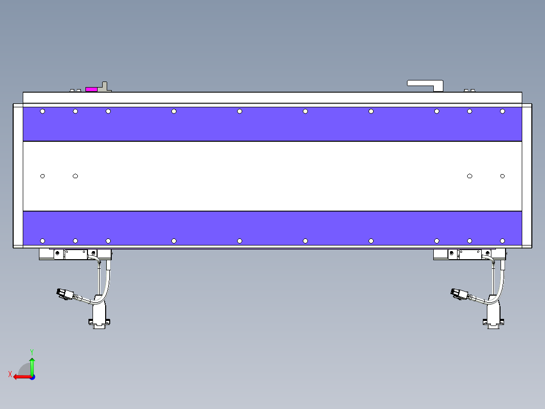 威洛博VL系列直线电机模组-2VL22H1-S450后视图