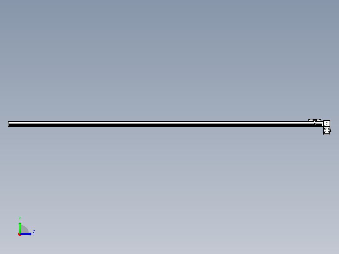 同步带全封闭直线模组TPA-HCB-105D-90-L3050-RP-C-P20-N3左视图