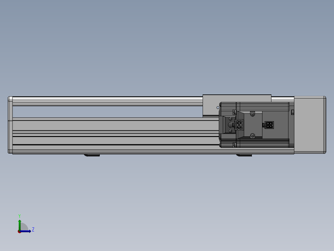 精密模组MY130-T10-200L-BR-P20B-C4-C左视图