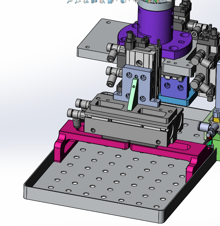 四轴机械手同时带三种搬运机构sw17可编辑