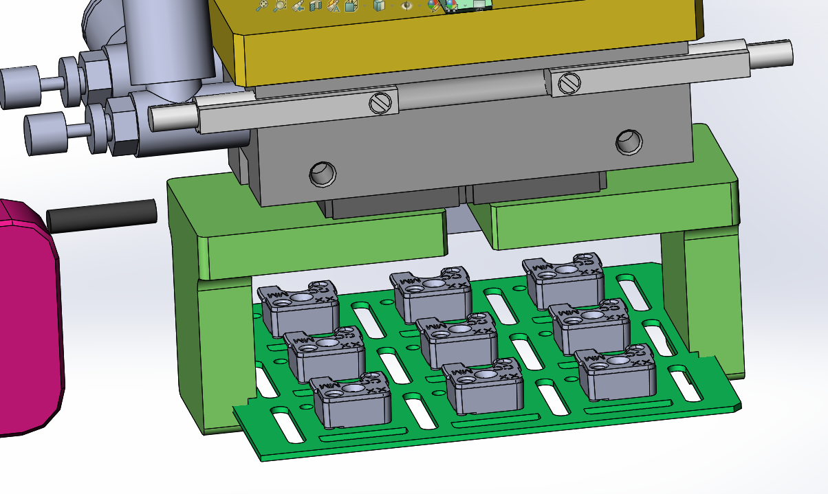 四轴机械手同时带三种搬运机构sw17可编辑