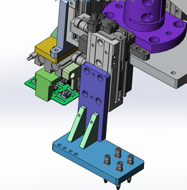 四轴机械手同时带三种搬运机构sw17可编辑