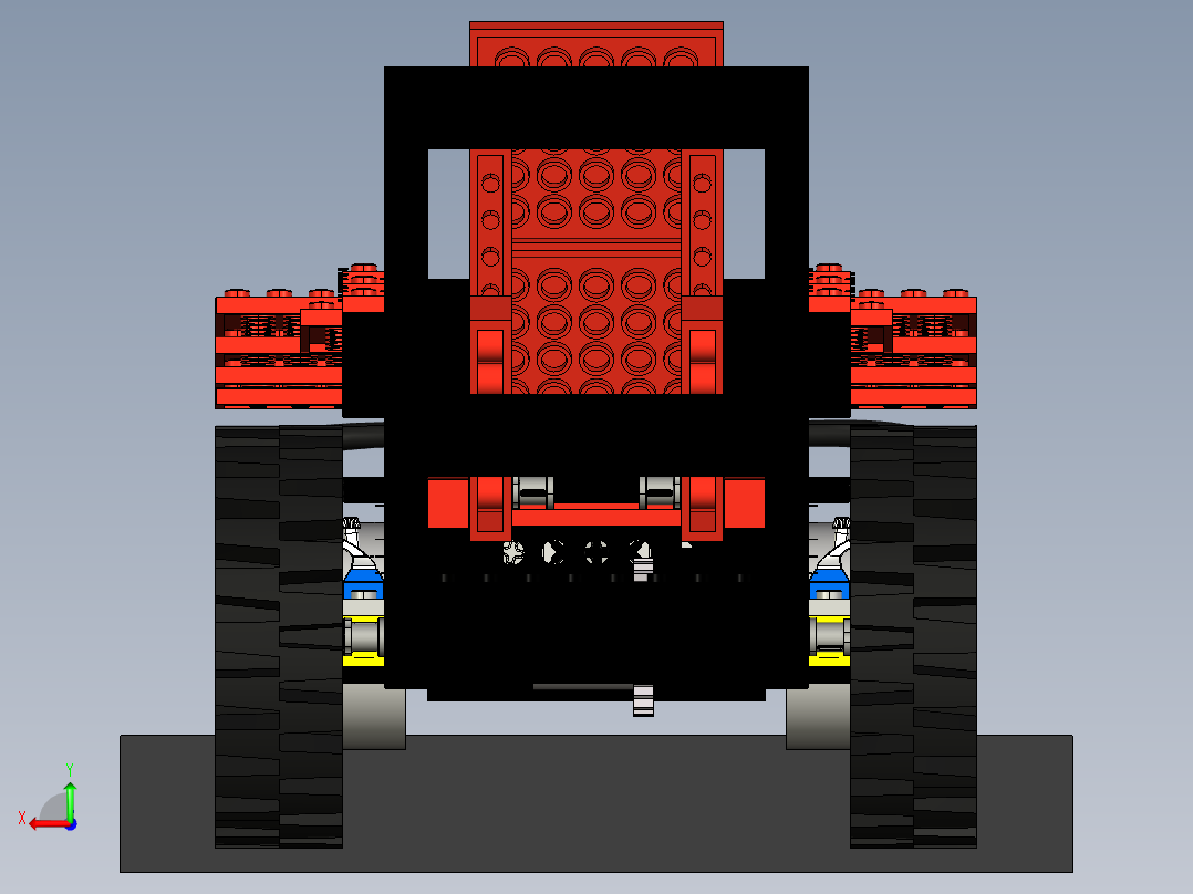 lego-technic-8860-dragster.1-乐高玩具赛车后视图