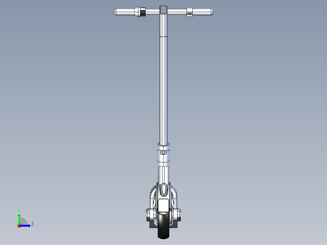 电动滑板车左视图