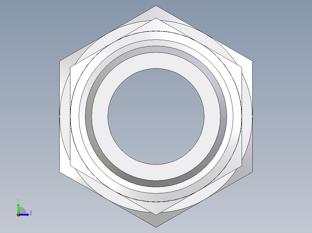 卡套式工业通用硬管接头EO_Male_Stud_connector_GE22LRCF左视图