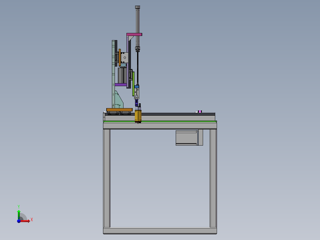 自动机械手sw18可编辑前视图