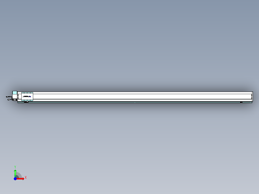 威洛博VBC同步带传动一无尘环境VBC14-L45-S2950-BRD-ZP40-C3前视图