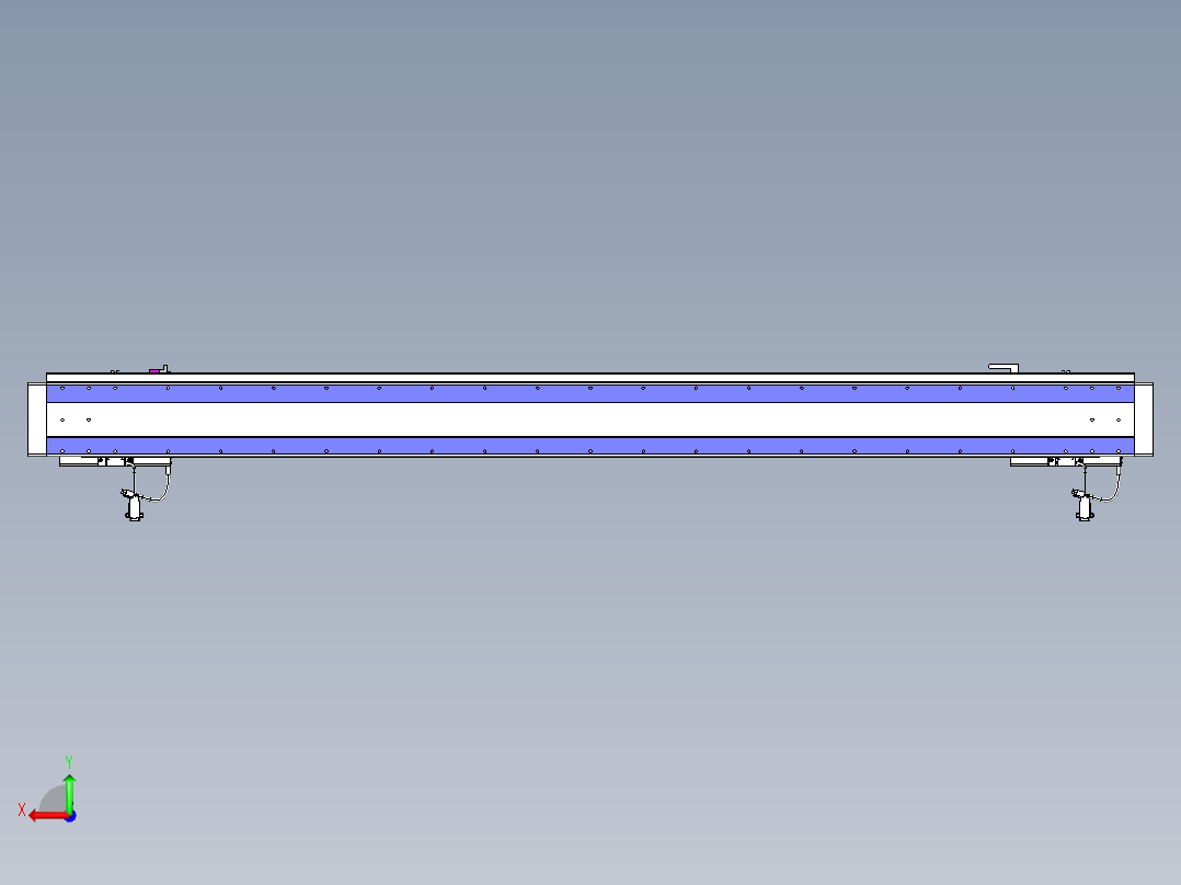 威洛博VL系列直线电机模组-2VL14S3-S1550后视图