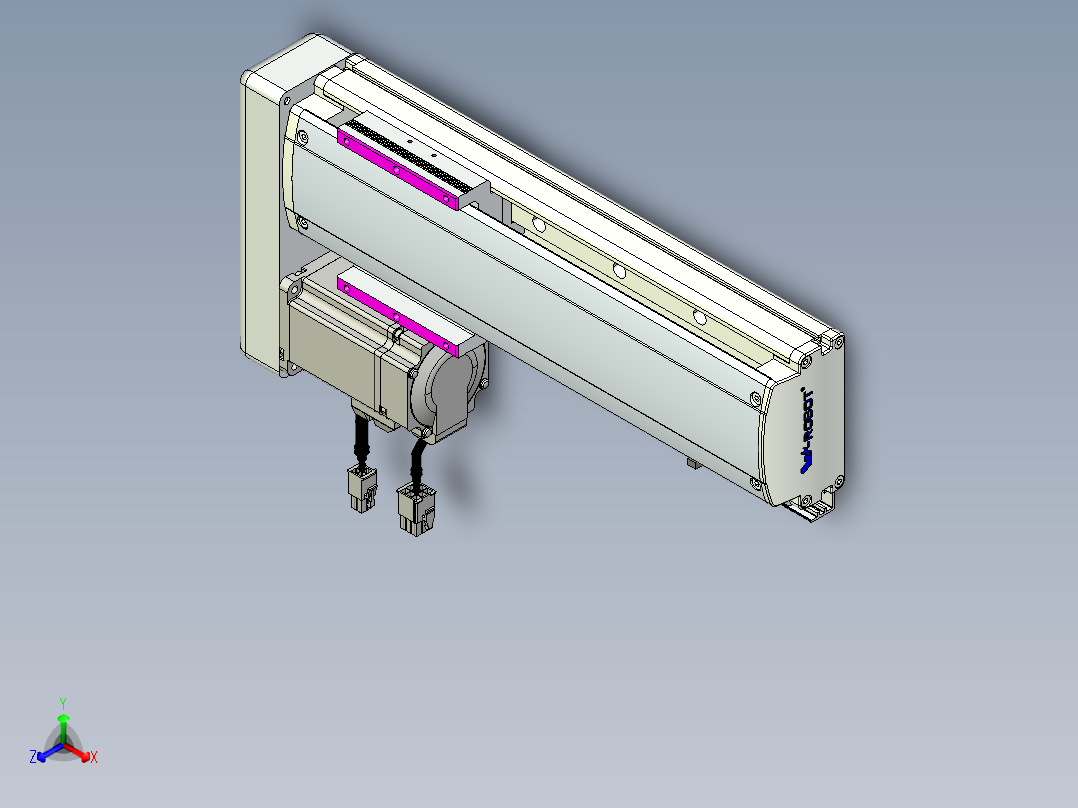 威洛博QF10-Lxx-C-S180-BL-ZP40-C3正等轴测图