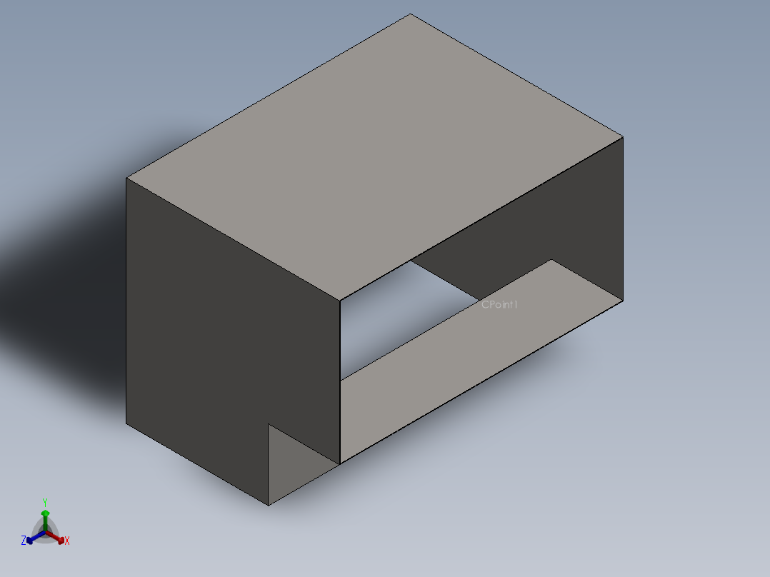 hvac vertical corner正等轴测图