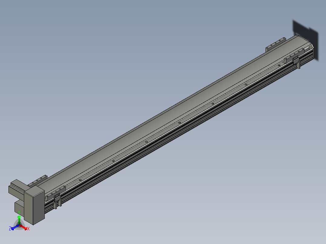 直线模组WG-LHB12-S1400-RU设计图纸主视图