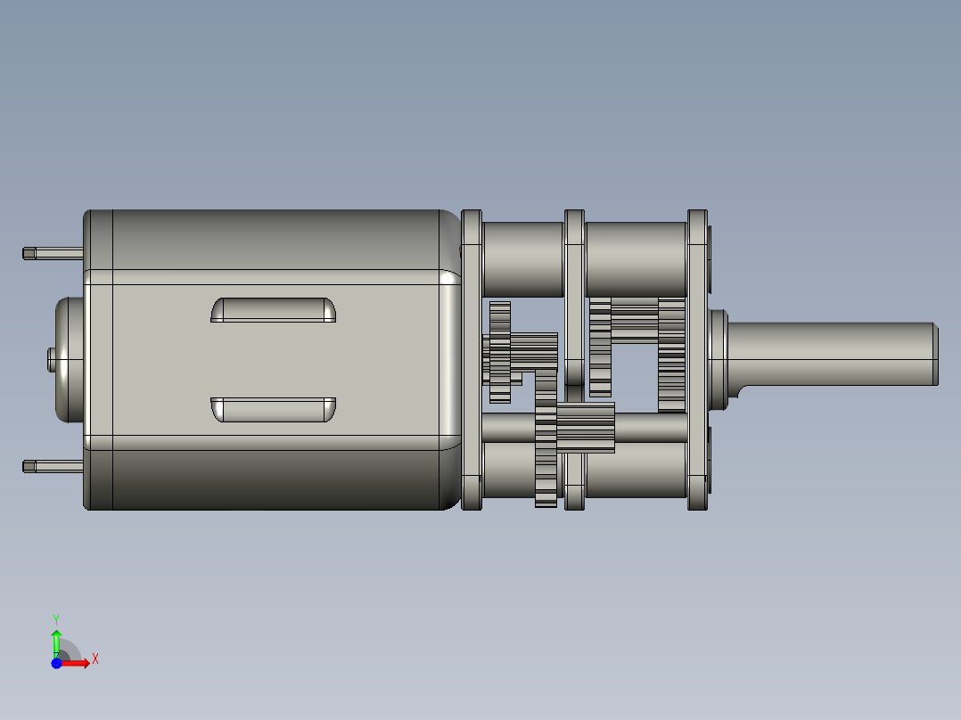 齿轮马达前视图