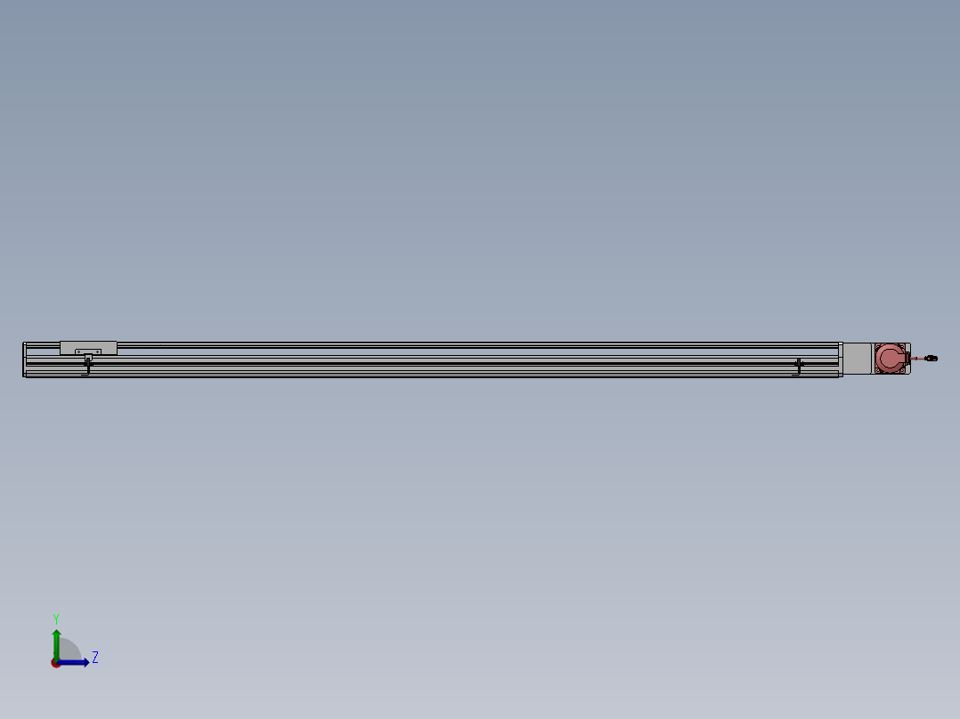 精密模组MT170-L125-1900-R-M75-C4左视图