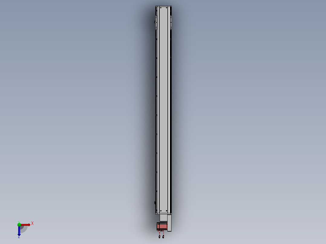 精密模组MT170-L125-1900-R-M75-C4俯视图