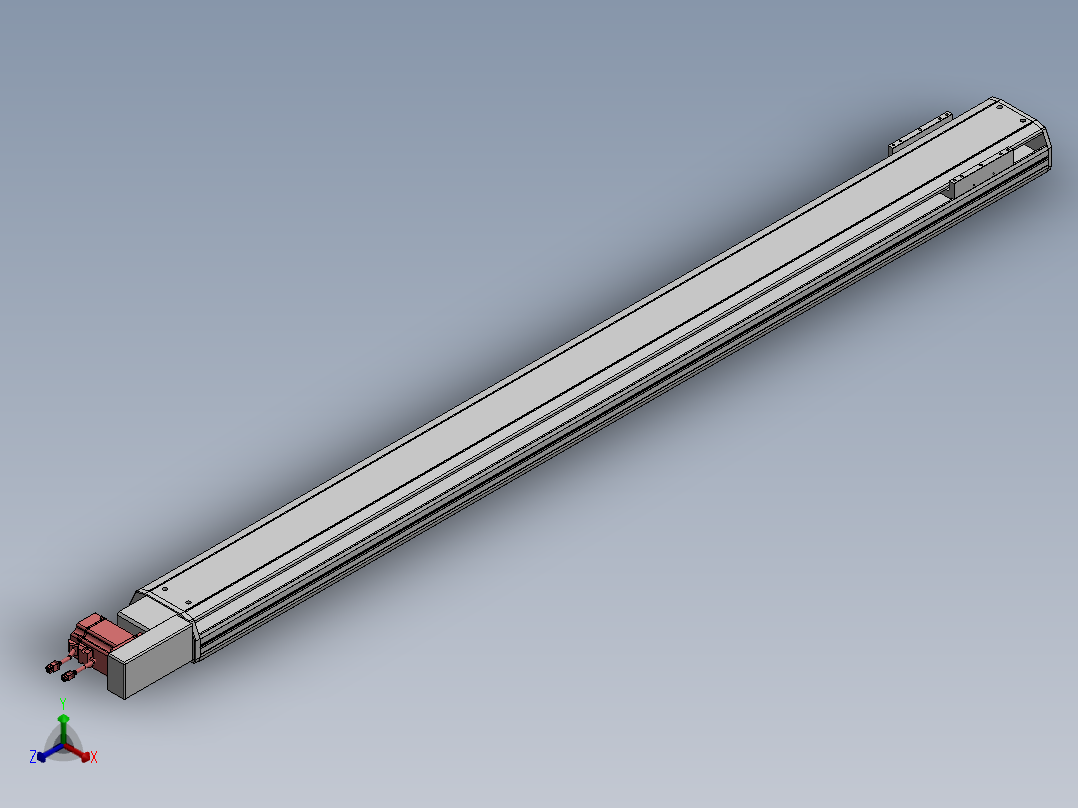 精密模组MT170-L125-1900-R-M75-C4正等轴测图