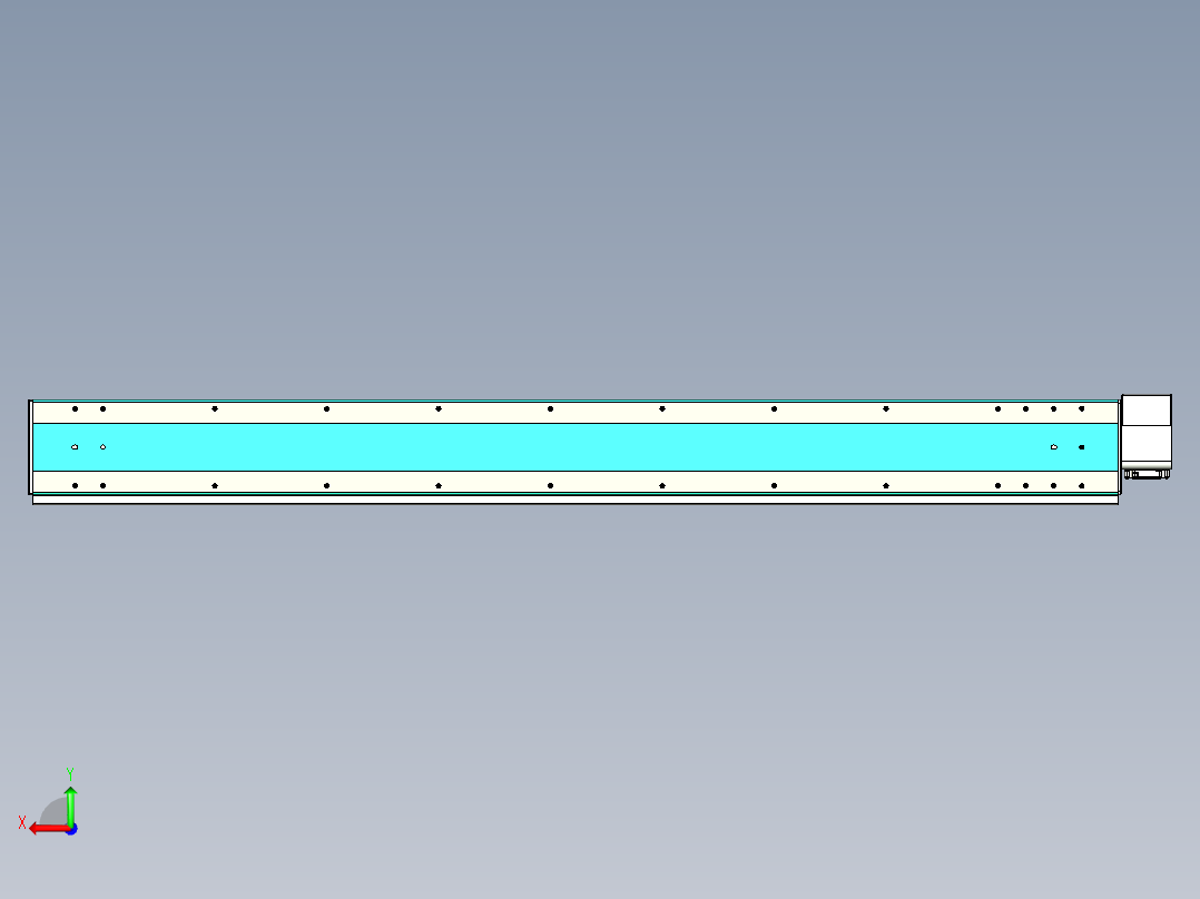 威洛博VBC同步带传动一无尘环境VBC17-L45-S1650-BRU-ZP75-C3后视图