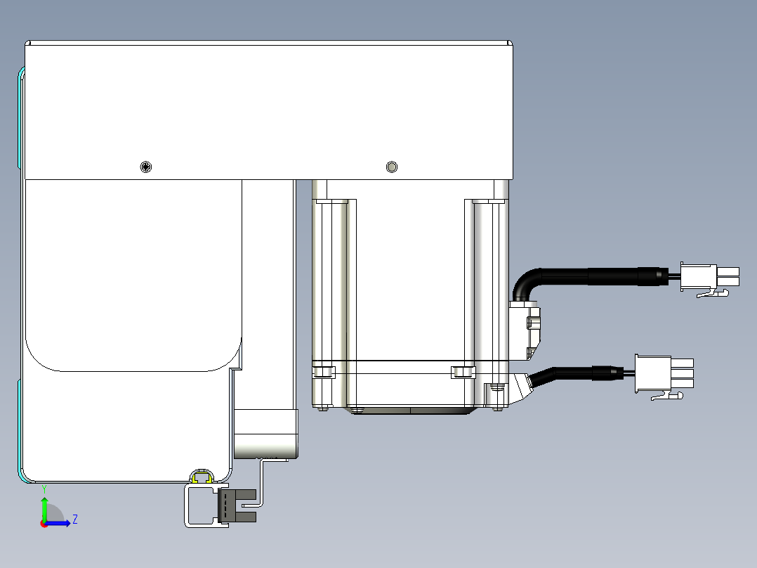威洛博VBC同步带传动一无尘环境VBC17-L45-S1650-BRU-ZP75-C3左视图
