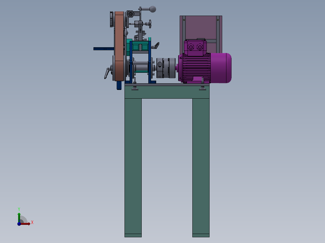 182V095宽带砂光机前视图