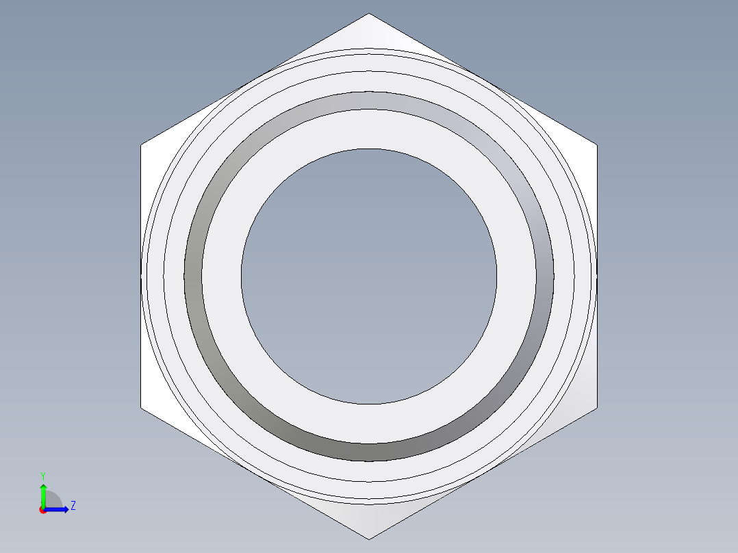 卡套式工业通用硬管接头EO_Male_Stud_connector_GE28ZLREDCF左视图