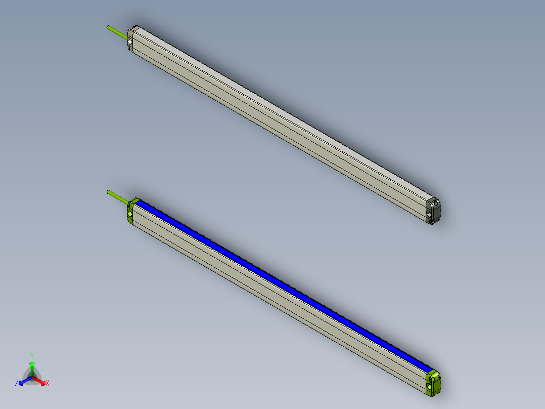 安全_区域传感器H2TLS2220_3D主视图