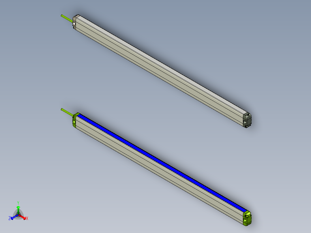 安全_区域传感器H2TLS2220_3D正等轴测图