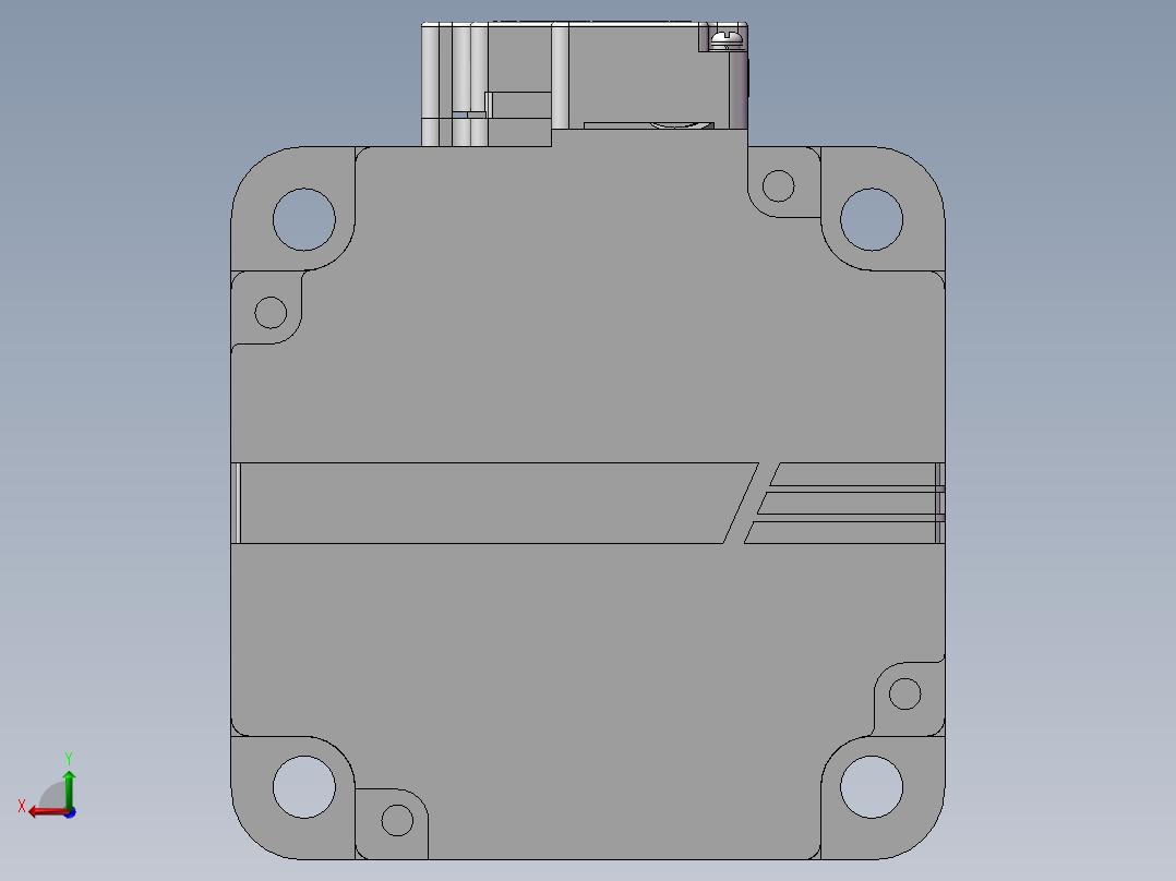 汇川伺服电机-MS1H4-75B30CB-(A)334Z（750W绝对值中惯量带抱闸）后视图