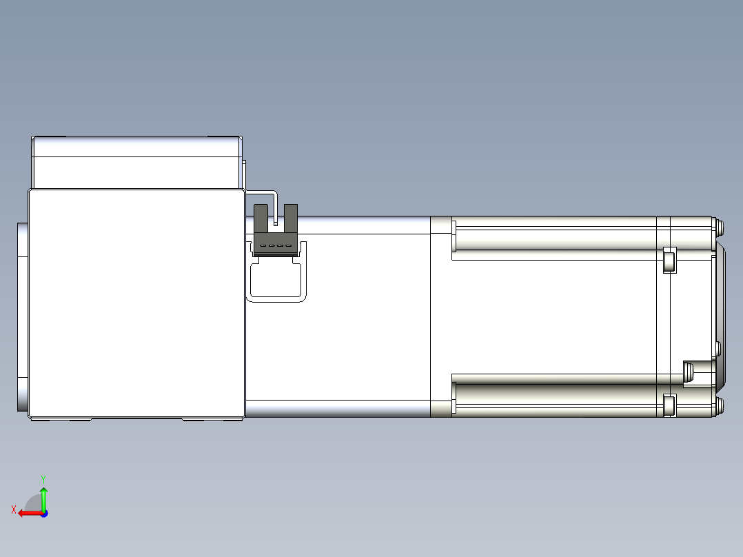 威洛博LB.GB同步带传动--欧规系列LB6A-L130-S3200-BR后视图