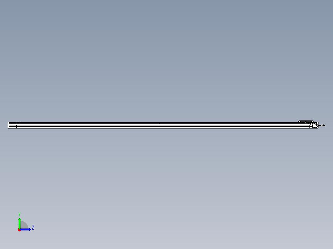 威洛博LB.GB同步带传动--欧规系列LB6A-L130-S3200-BR左视图