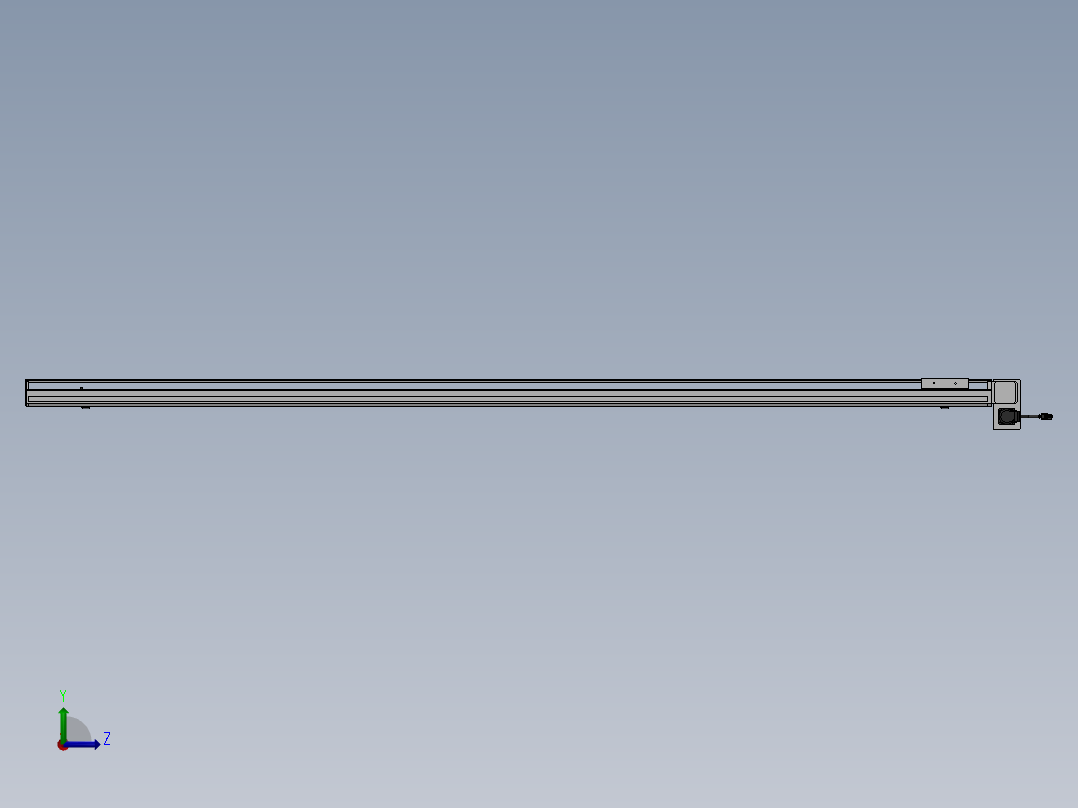 精密模组MT100-L78-2000-RD-M10-C4左视图