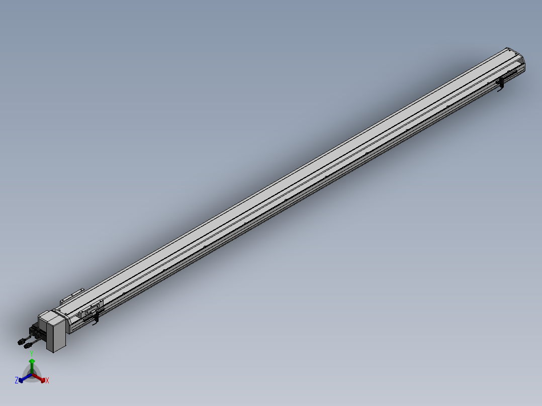 精密模组MT100-L78-2000-RD-M10-C4正等轴测图