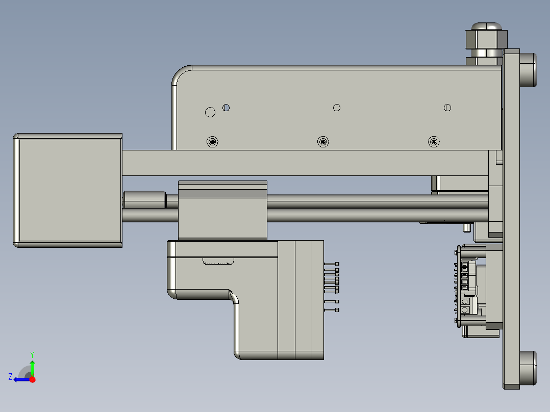 PCB测试仪- PoStep25-256右视图