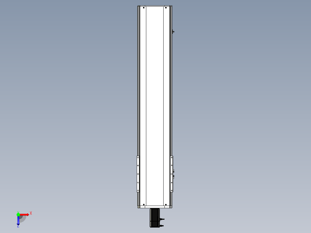 Toyo东佑达直线模组-ETH22-900-BC-400W俯视图