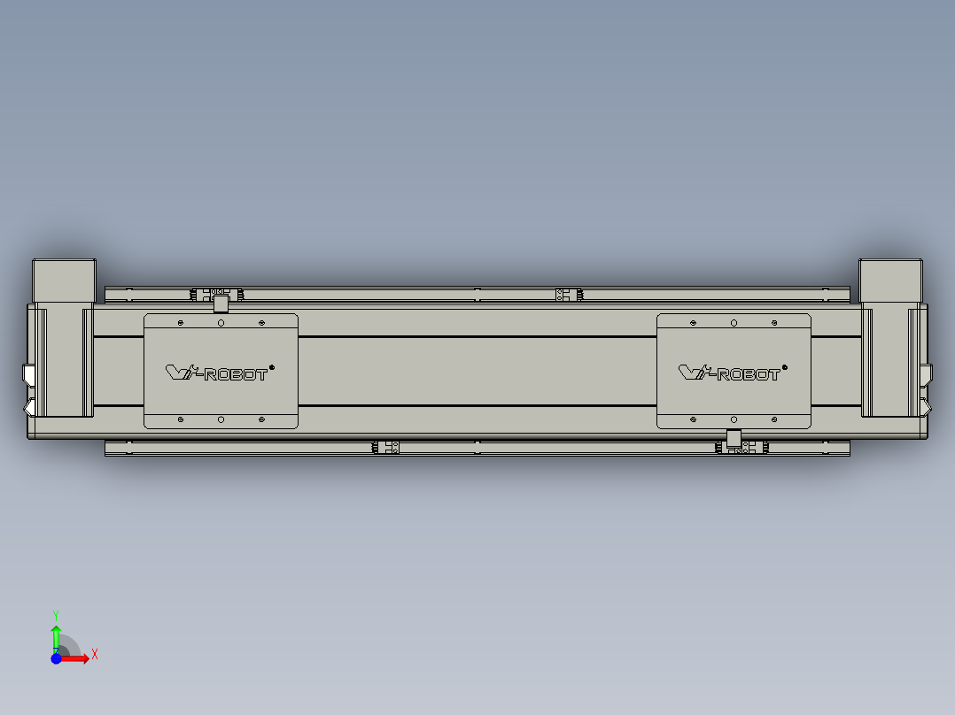 威洛博双电机滑台-VBC14S2-L50-S350-BU-P40-C6前视图