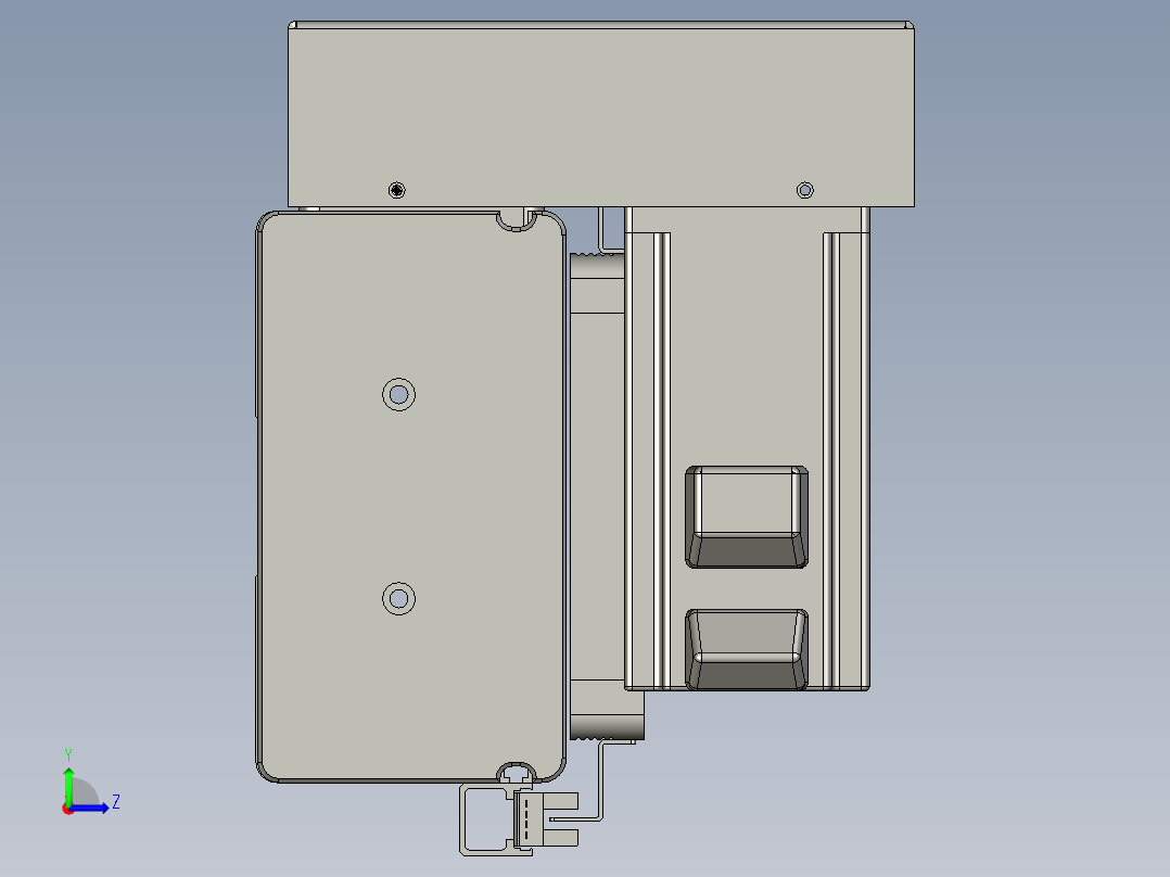 威洛博双电机滑台-VBC14S2-L50-S350-BU-P40-C6左视图