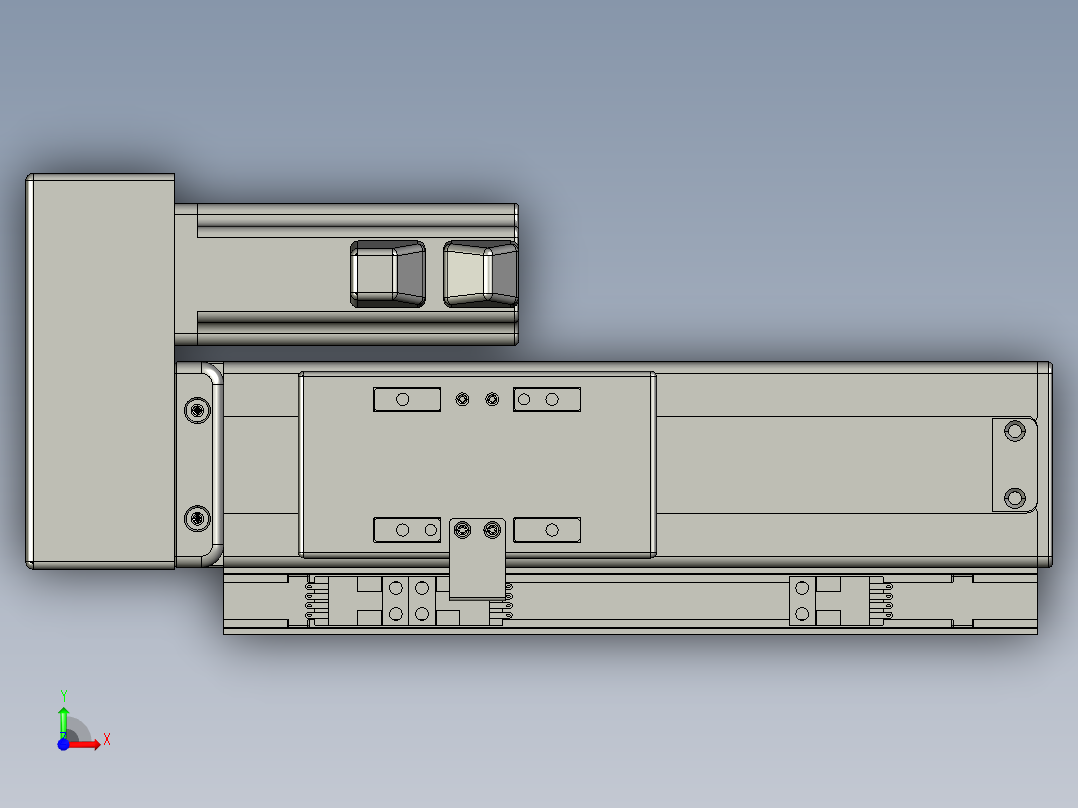 VF丝杆传动-一般环境VT5-L10-C-S80-BR-P10-D4前视图
