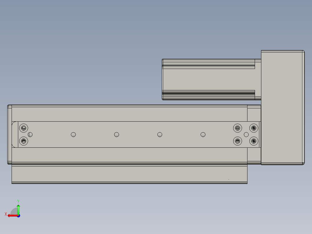 VF丝杆传动-一般环境VT5-L10-C-S80-BR-P10-D4后视图
