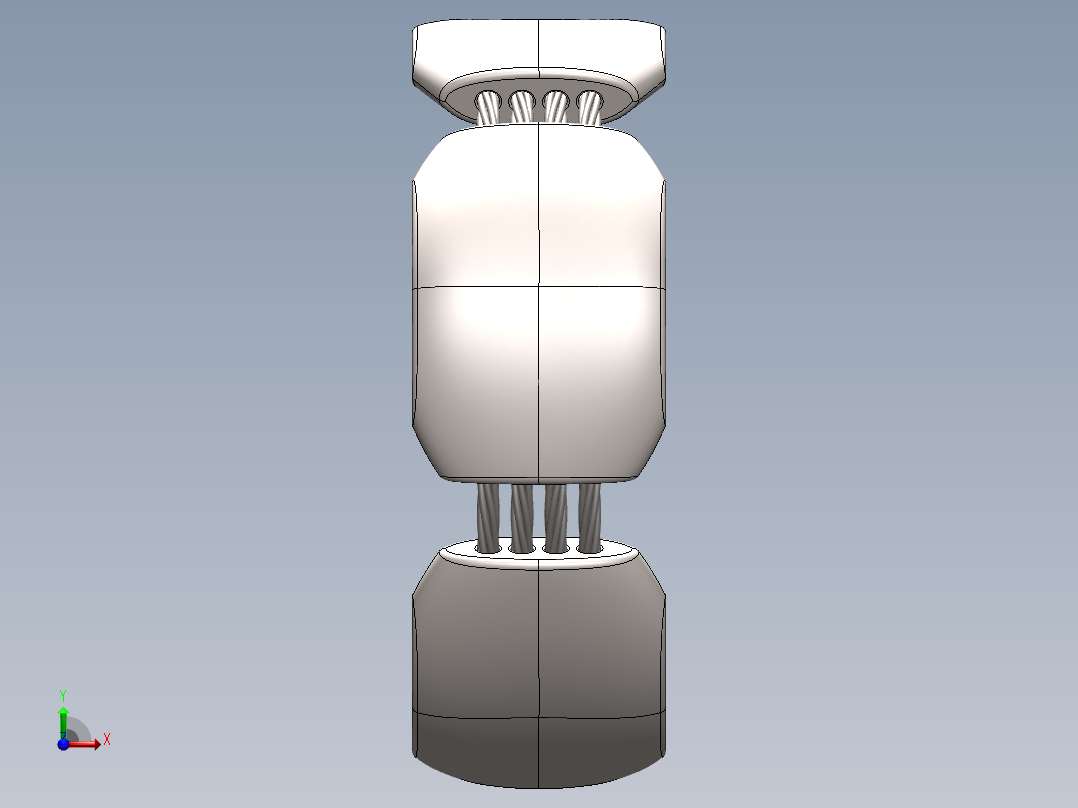 solidworks 钛合金结婚戒子设计图前视图