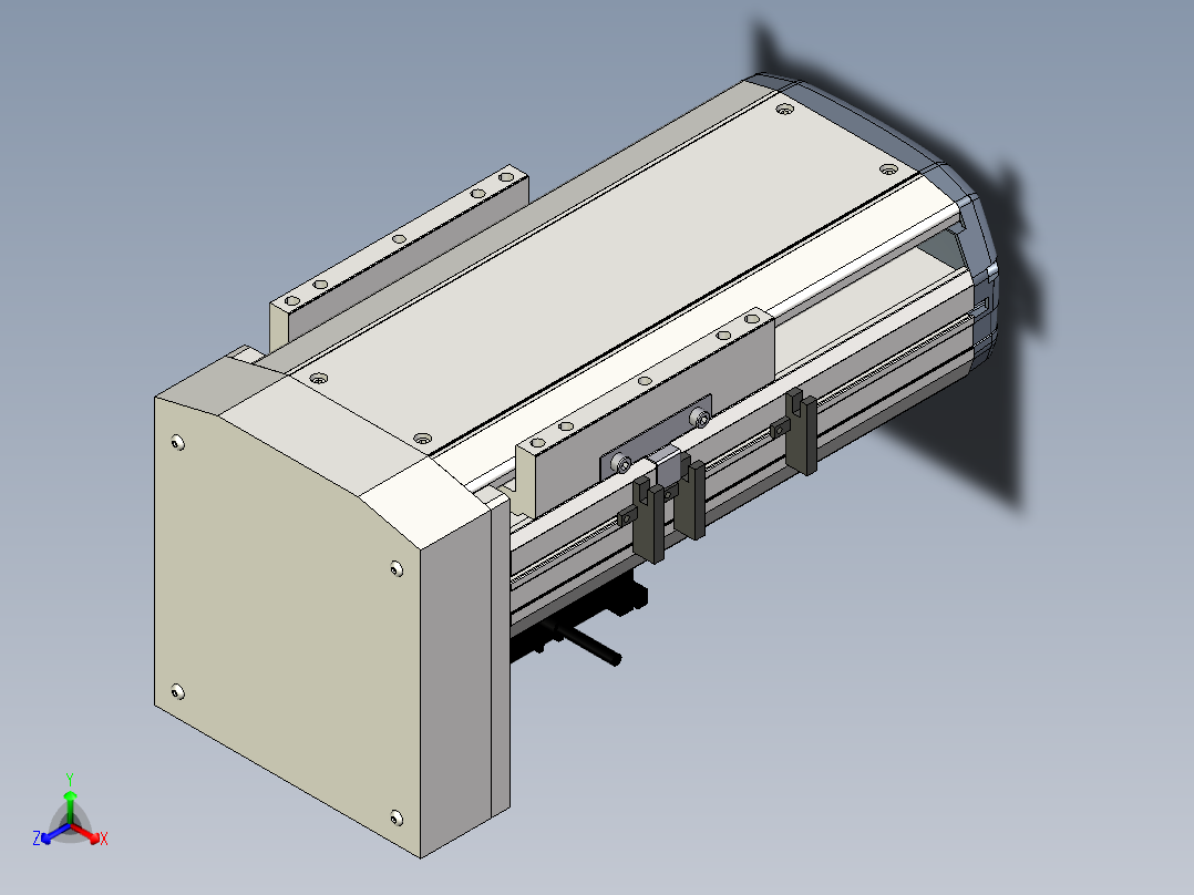 Toyo东佑达直线模组-ETH17-100-BM-M40主视图