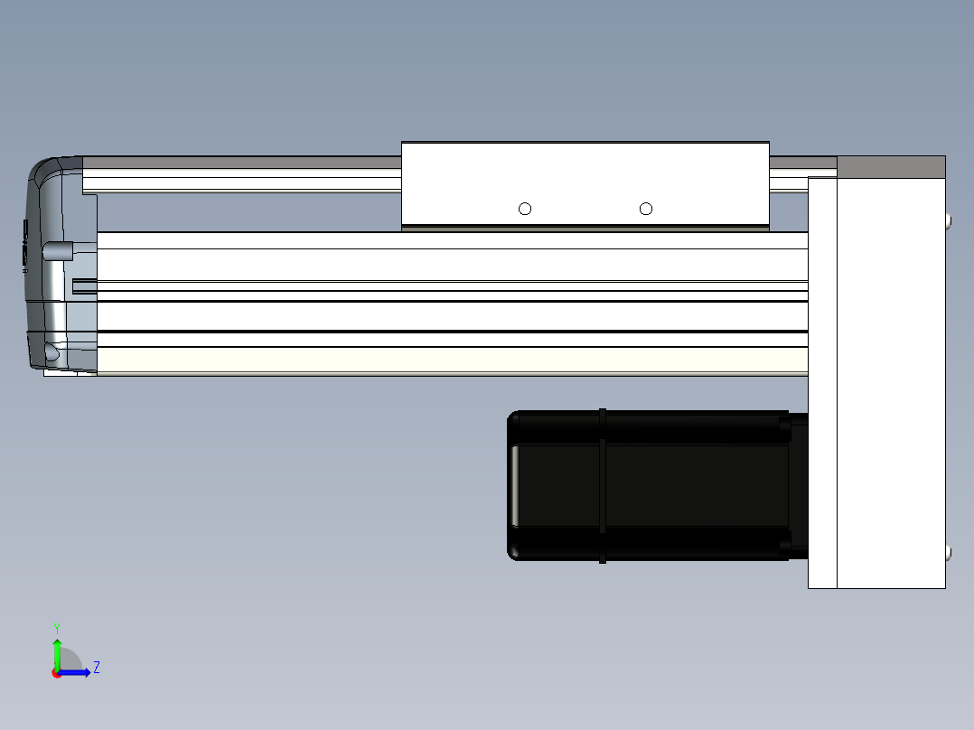 Toyo东佑达直线模组-ETH17-100-BM-M40左视图