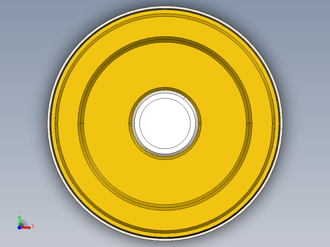 定制气枪 HPA 的 STL前视图