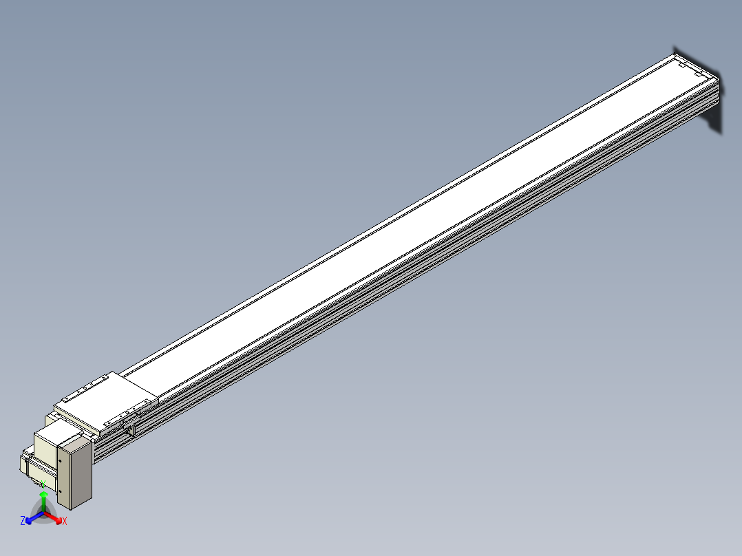 同步带全封闭直线模组TPA-HCB-14D-120-L1650-RP-C-P40-N3正等轴测图