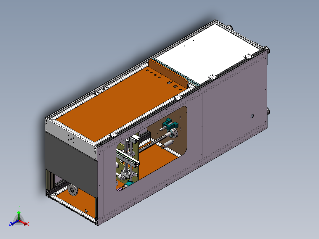 框架正等轴测图