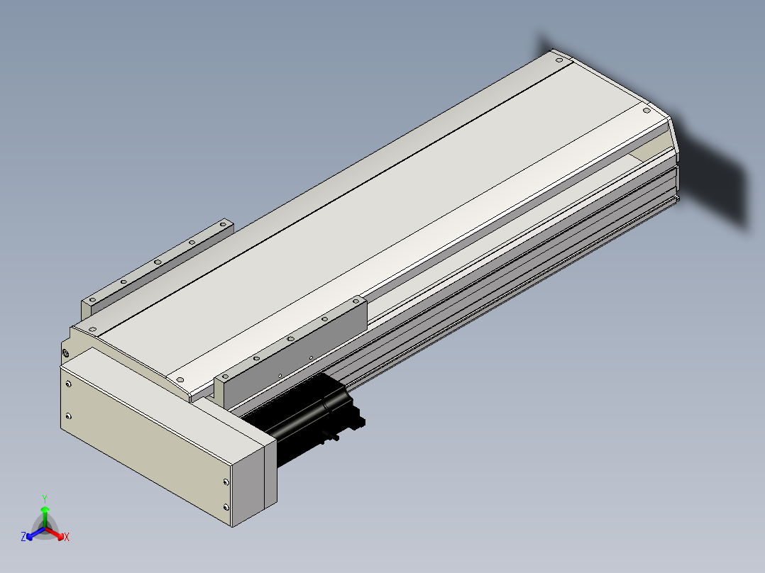 Toyo东佑达直线模组-ETH22-450-BL-400W+煞車正等轴测图