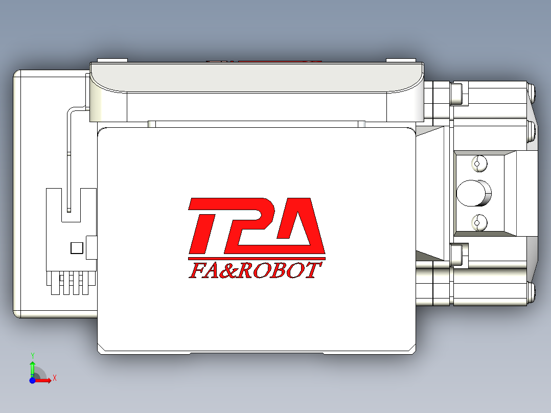同步带全封闭直线模组TPA-HCB-85D-90-L700-MR-C-P20-N3前视图