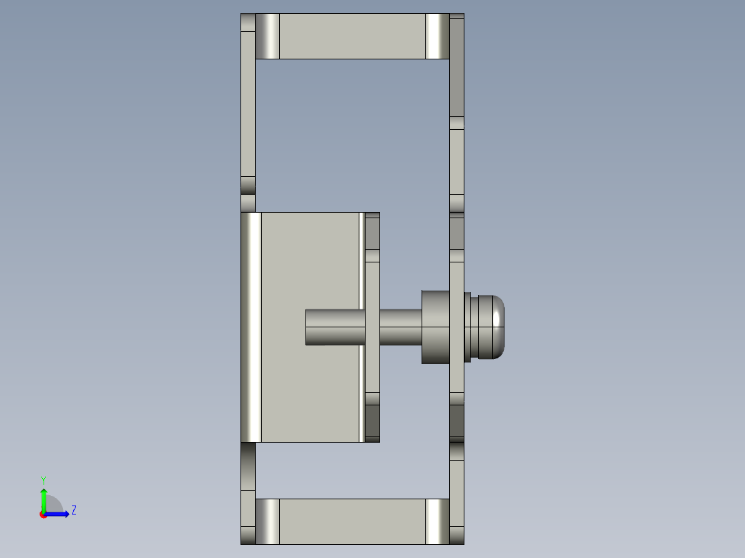 基恩士LV-H300bracket3_kc图纸模型左视图