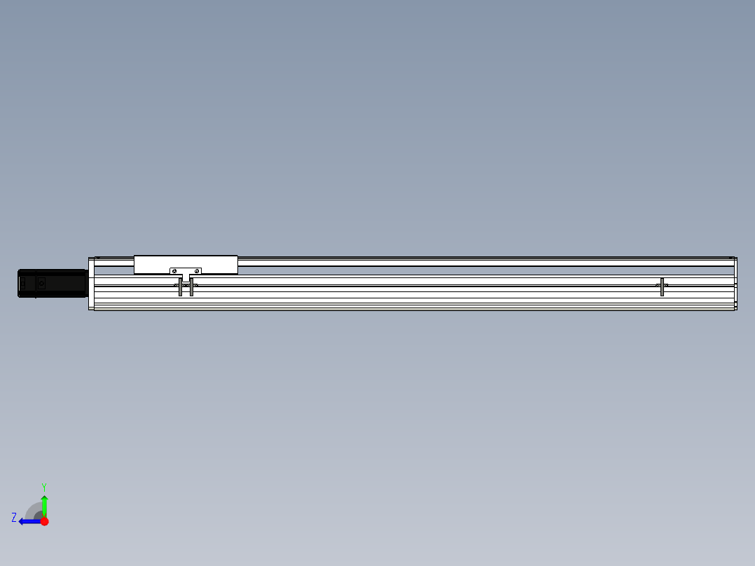 Toyo东佑达直线模组-ETH22-1050-BC-400W+煞車右视图