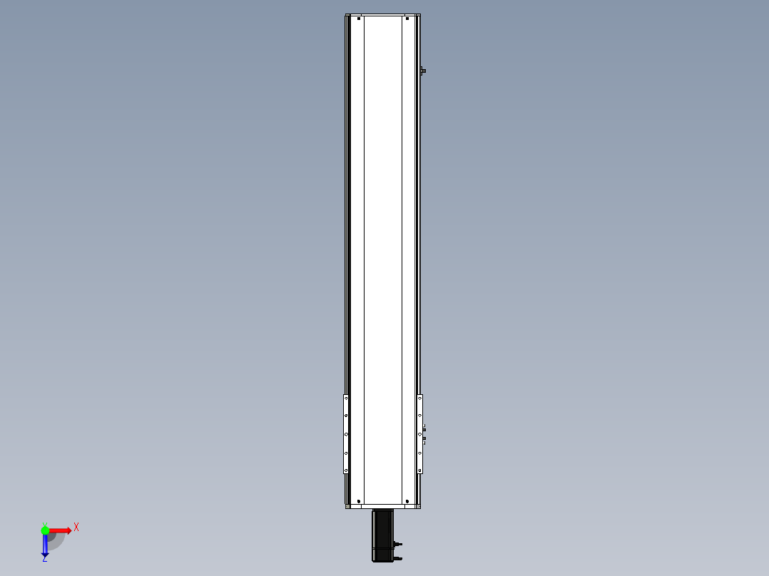 Toyo东佑达直线模组-ETH22-1050-BC-400W+煞車俯视图
